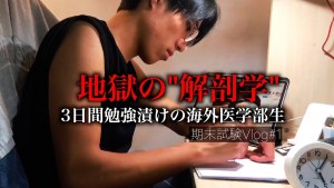 3 days of hell: A medical student studying anatomy for final exams