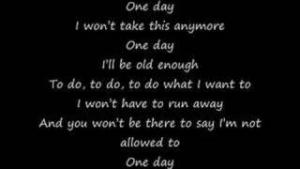 One Day (Simple Plan)