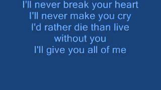 I'll Never Break Your Heart